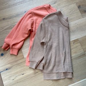 Aerie V Neck shirts (2 pack). Never worn